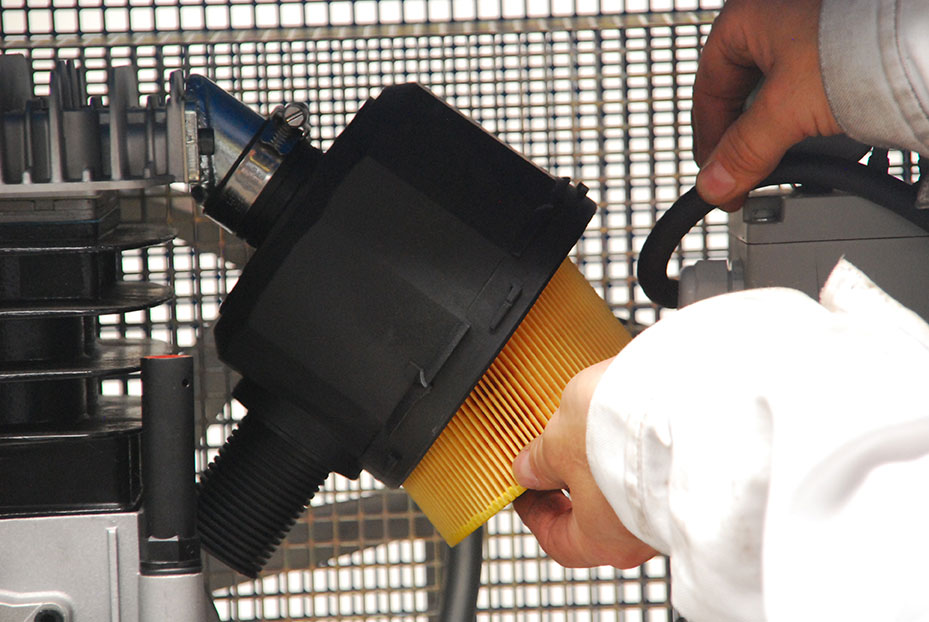 Luchtfilter (2012666) schoonmaken HAMA Spackspuit en Airless Machines